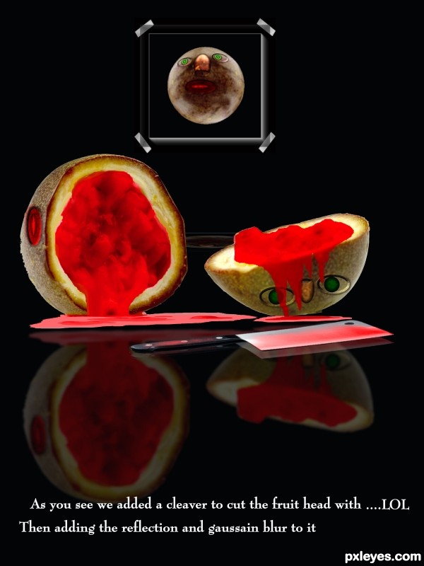 Creation of No Passion For This Fruit Head: Step 13